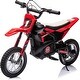 preview thumbnail 1 of 16, 24V Kids Electric Motorcycle, Pneumatic Tires, and Non-Slip Handle Red