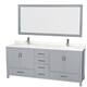 Option Gray, Chrome Trim, Giotto Quartz Top