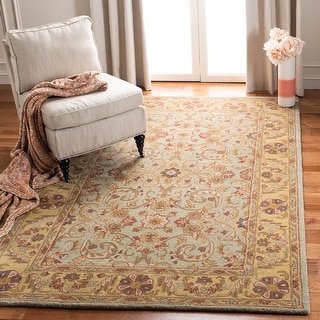 SAFAVIEH Handmade Heritage Traditional Kerman Wool Rug