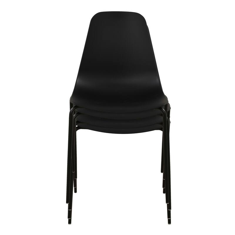 Poly & Bark Isla Stackable Dining Chair (Set of 4)