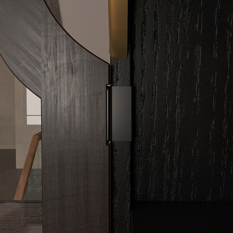 Oak Finish Fir Wood Wooden Curio Cabinet Display Storage Case Bathroom Cabinet Bookcase - 70.9"Hx31.5"W