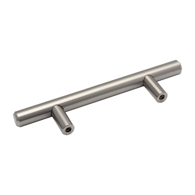 Utopia Alley Carli Cabinet Pull Handle, Brushed nickel/Matt Black 3", 5" and 12.5" Center to Center