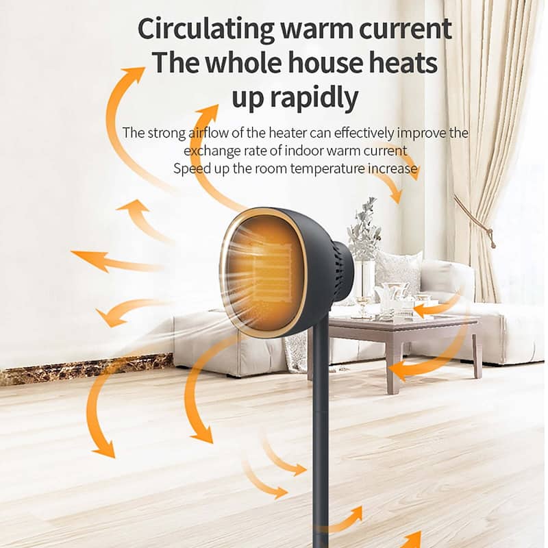 Electric Ceramic Heater Fan with Remote Control