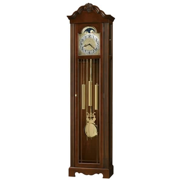 slide 3 of 2, Howard Miller Nicea Floor Clock Saratoga Cherry