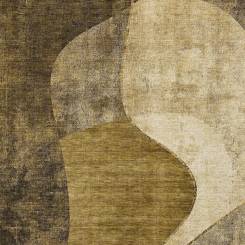 HomeRoots Abstract Transitional Rectangle Outdoor Rug