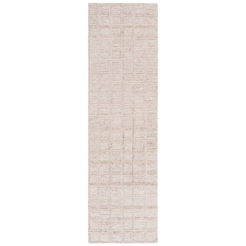 SAFAVIEH Handmade Pine Jaylin Wool Rug - 2'3" x 8' Runner - Beige/Brown