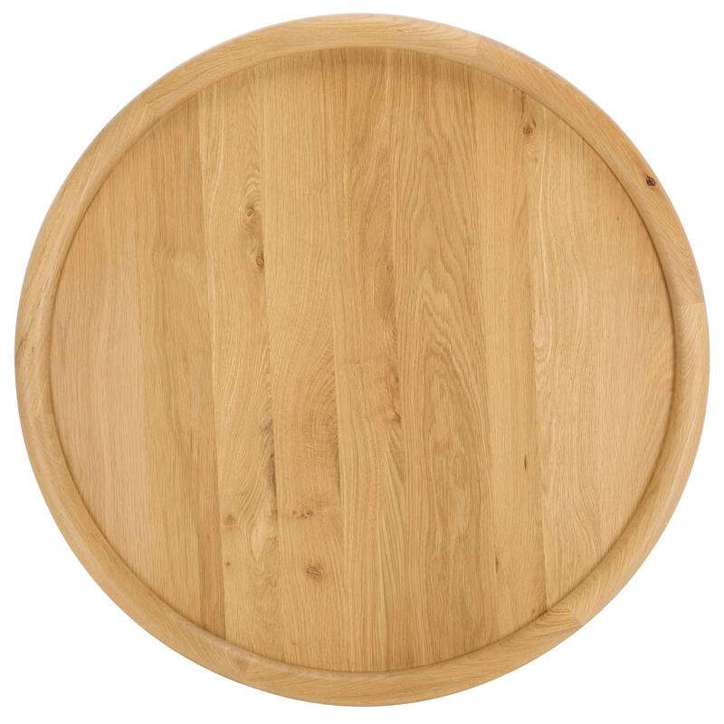 SAFAVIEH Couture Madelynn Round Wood Coffee Table - 35"W x 35"D x 15"H