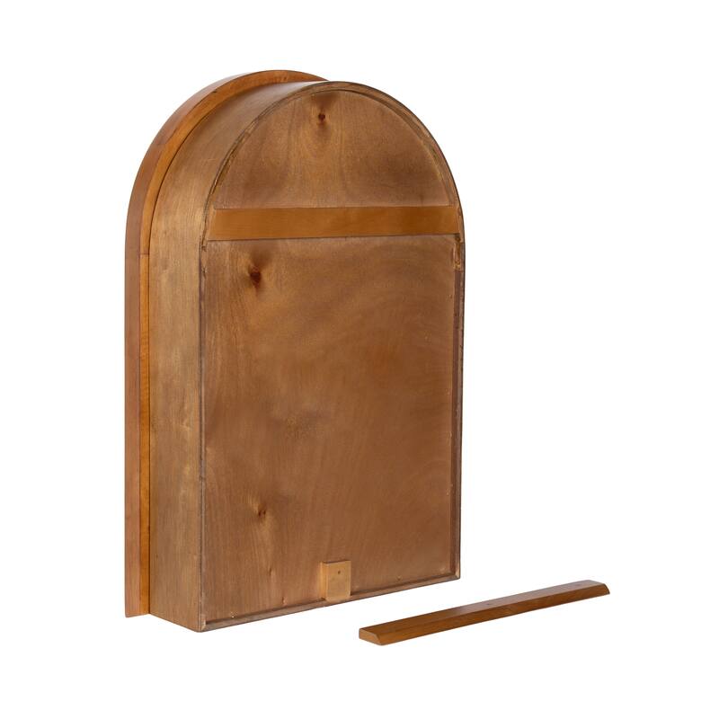 Kate and Laurel Hatherleigh Arch Mirror Vanity Cabinet - 20x6x30