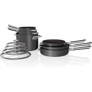Ninja C59500 Foodi NeverStick Premium 10-Piece Cookware Set - Bed