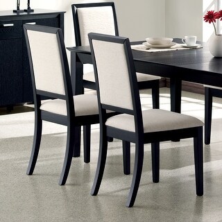 Hayle Transitional Two-tone Side Chairs (Set of 2) - Bed Bath & Beyond ...