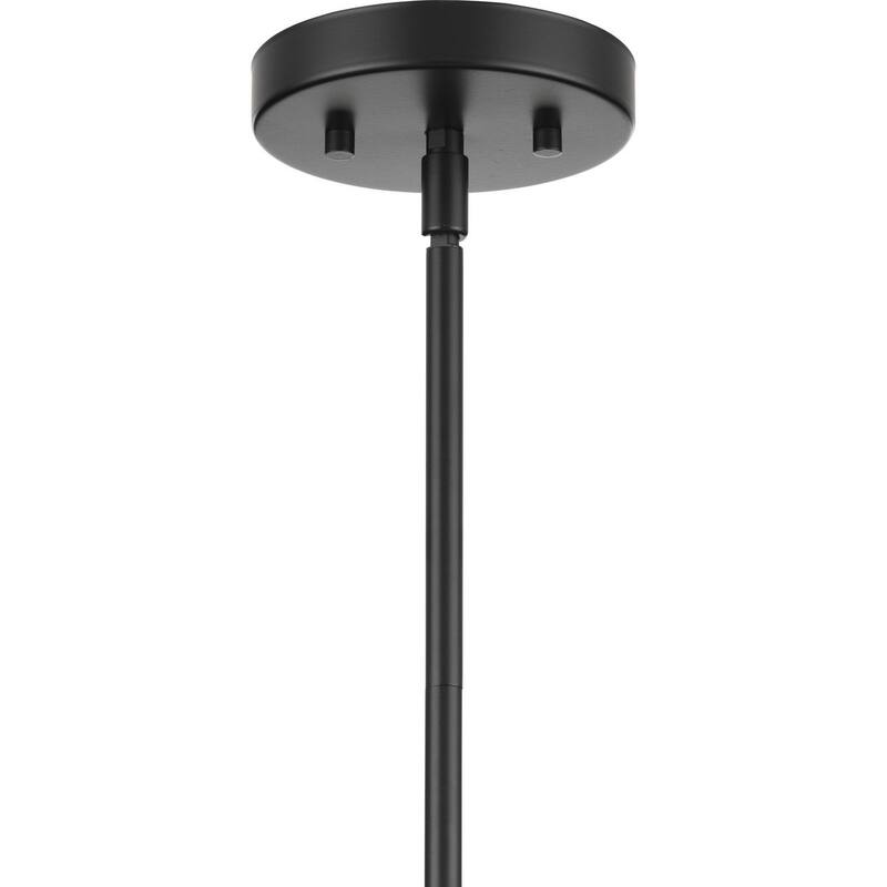 Mystic Collection One-Light Matte Black Contemporary Pendant - 14 in x 14 in x 10.87 in