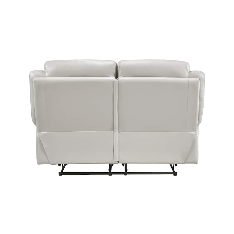 Papyrus 2-Piece Leather Match Manual Reclining Sofa Set