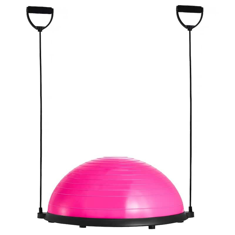 Half Balance Ball Trainer 23" for Full Body Workout, Home Gym Fitness
