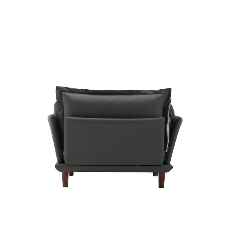 Modern Style Chenille Oversized Armchair Accent Chair Single Sofa Lounge Chair for Living Room, Bedroom
