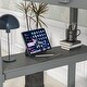 preview thumbnail 6 of 6, Twin Pine Wood Loft Bed w/Built-in Desk, Ladder, Guard Rails, Grey