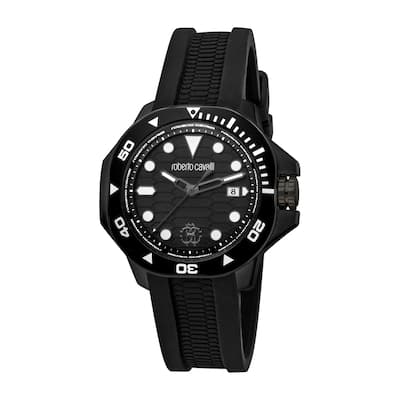 Roberto Cavalli Men RC5G044P0075 Quartz Watch - Black