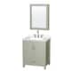 Option Light Green, Nickel Trim, White Quartz Top