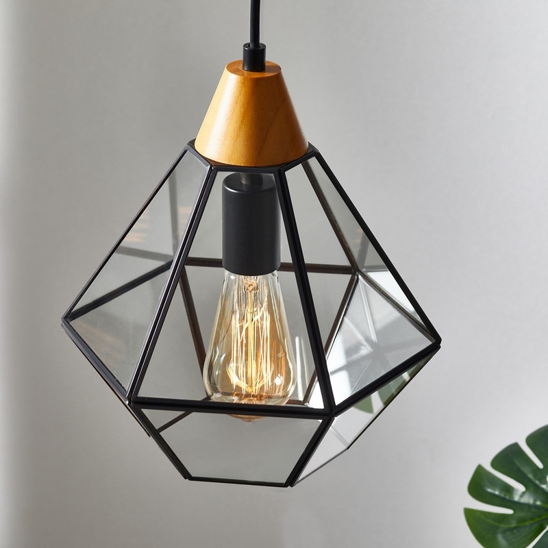 Single geometric pendant light new arrivals