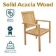 preview thumbnail 4 of 8, Sunnydaze Rodanthe Outdoor Patio Dining Chairs with Cushions - Set of 2