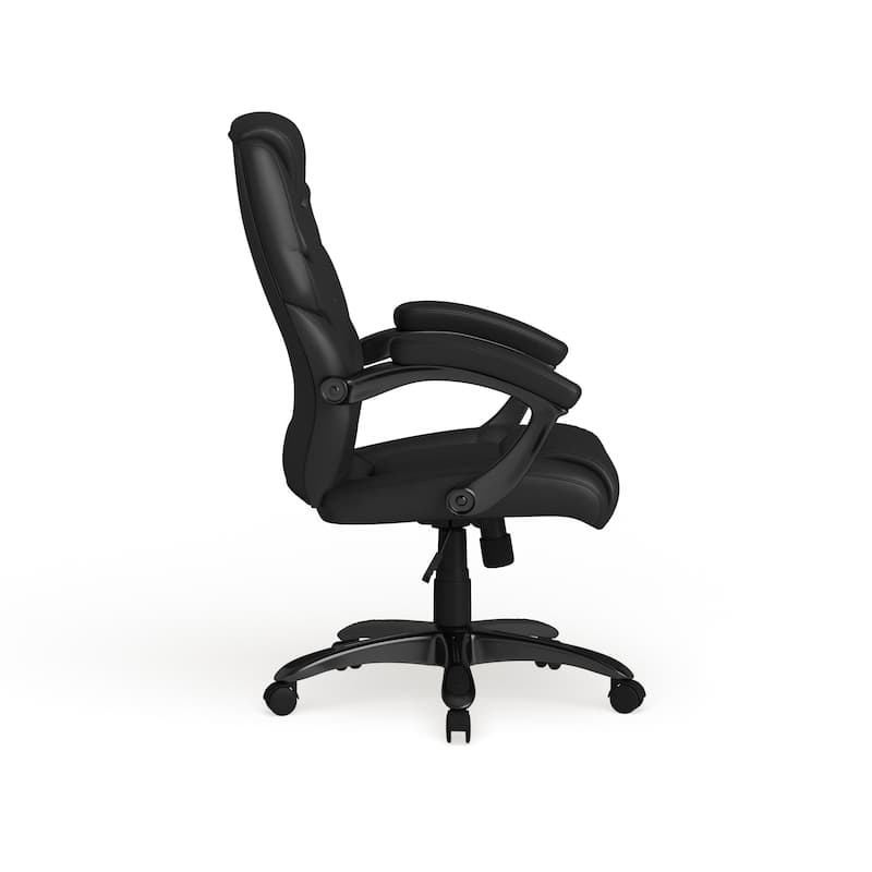 High Back LeatherSoft Overstuffed Executive Swivel Ergonomic Office Chair