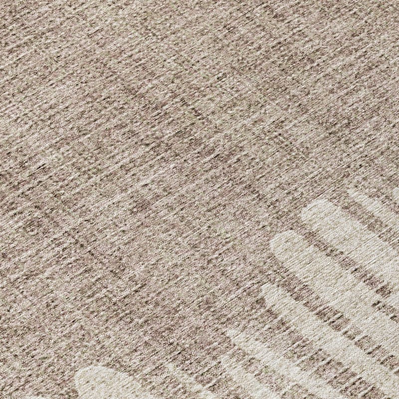 Machine Washable Indoor/Outdoor Modern Ombre Chantille Rug