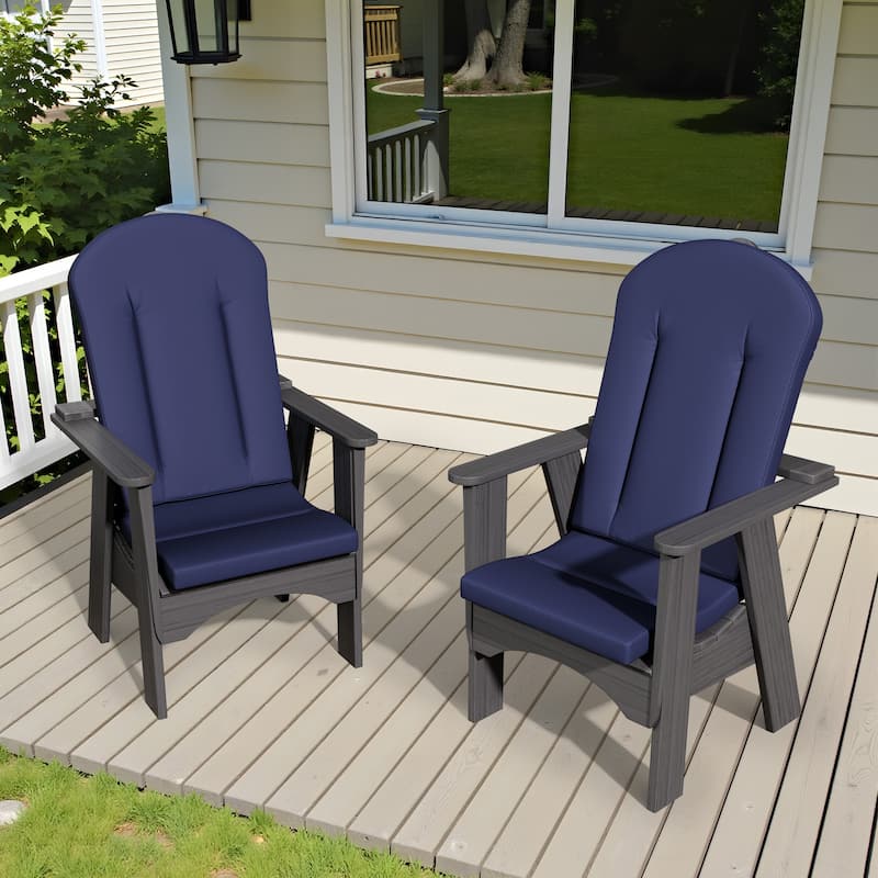Pellebant Outdoor Adirondack Chairs Cushion High Back