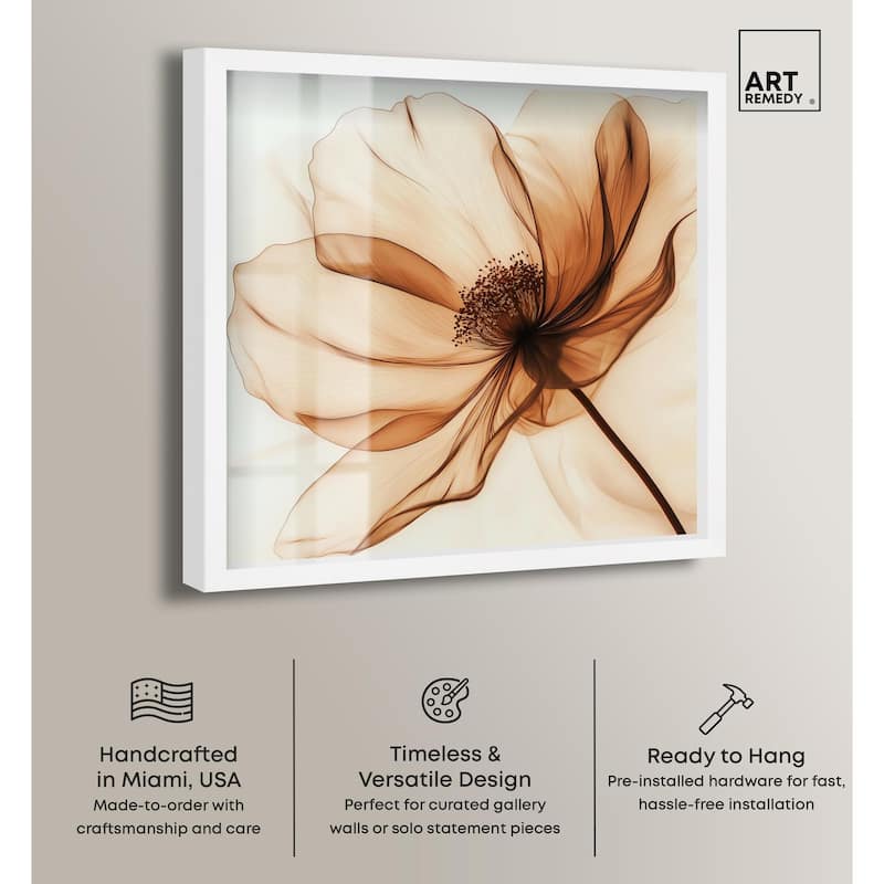 Fragile Elegance II Shadowbox by Art Remedy