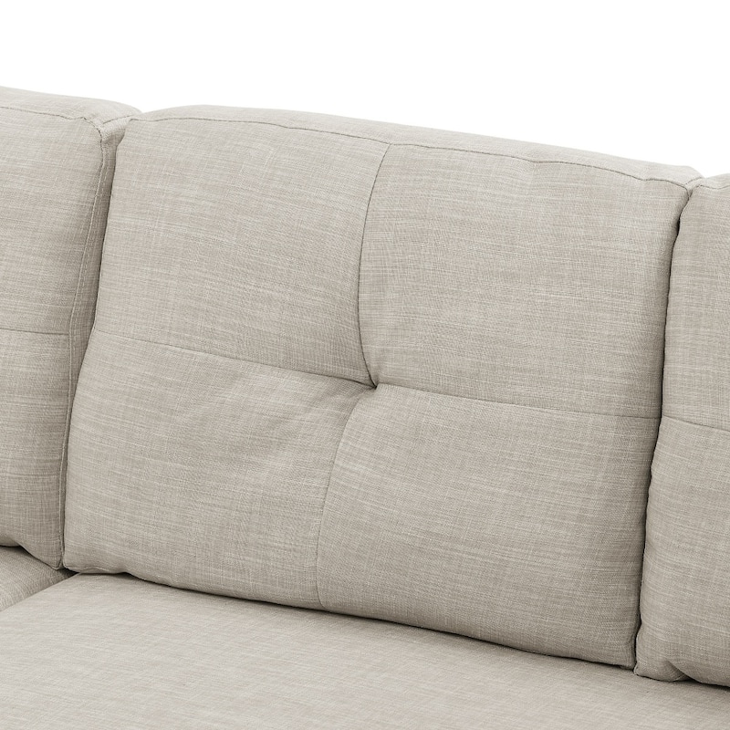 83" Modern Wide Pull-Out Modular Sofa Bed for Living Space