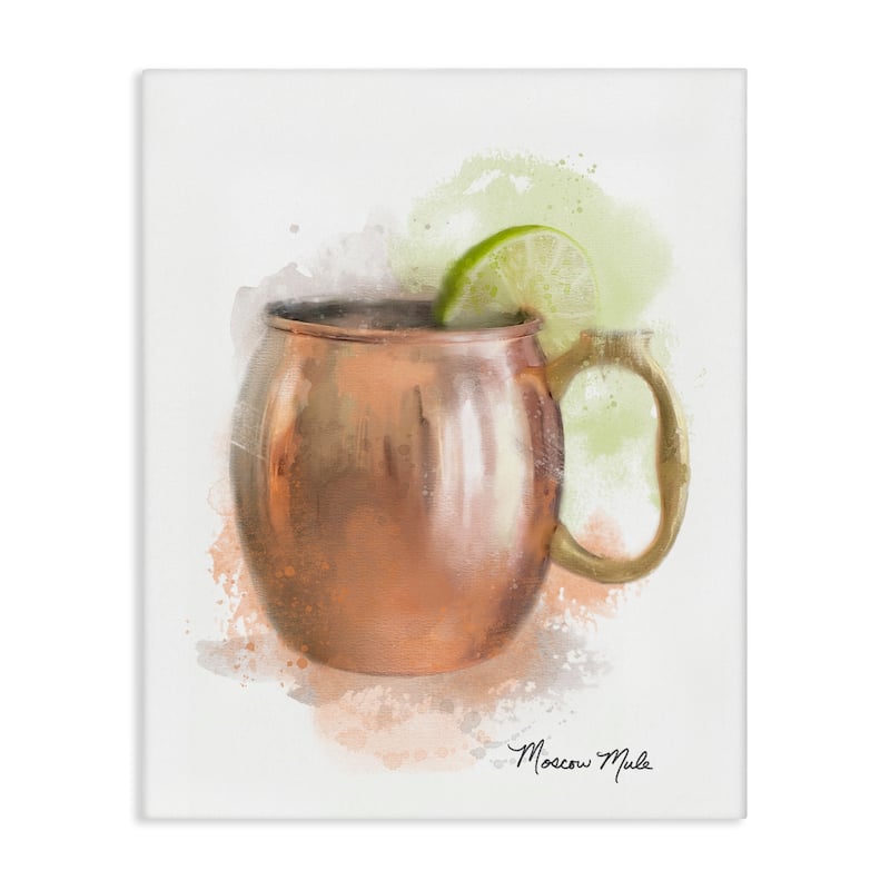 Stupell Soft Hued Moscow Mule Canvas Wall Art Design By Matthew Piotrowicz - 16 x 20