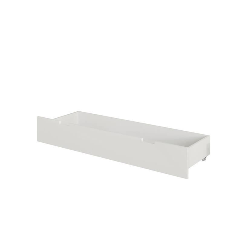 CraftPorch Mid-Century Wooden Canopy Bed