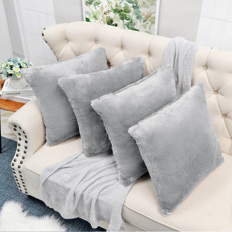 Fauxfur Pillow Shell Set 20'X20"