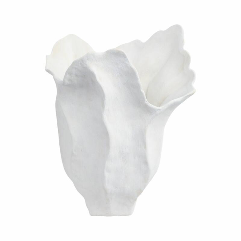 Stoneware Porcelain Vase Abstract Organic Design Sculptural Accent