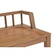 preview thumbnail 6 of 8, Magnussen Home Lindon Belgian Wheat Low Back Arm Bench - 52.13''W x 19.13''D x 24''H