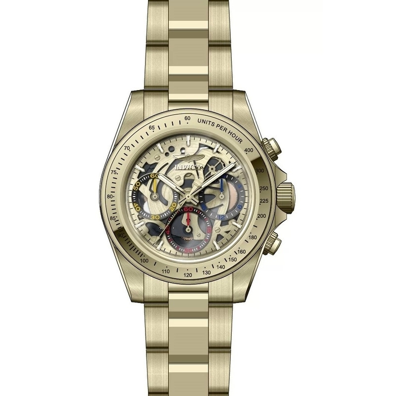 Invicta Men's 50271 Speedway Quartz VD54 Gold Dial Watch