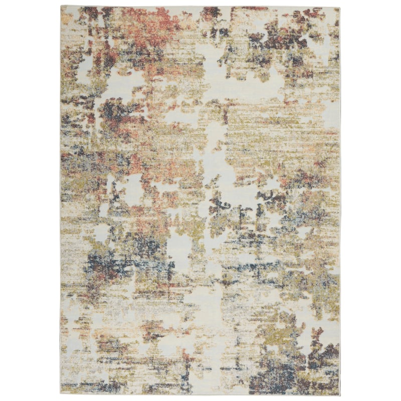 Nourison Trance Abstract Modern High Low Area Rug