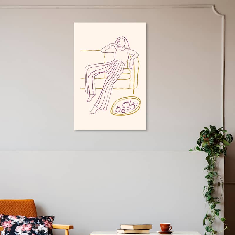 Wynwood Studio Canvas Success and Entrepreneurial Produce Purple and Modern & Contemporary Wall Art Canvas Print - 30 x 20