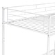 preview thumbnail 41 of 42, Steel Bunk Bed with Under Bed Shelf, Guardrails and Ladder