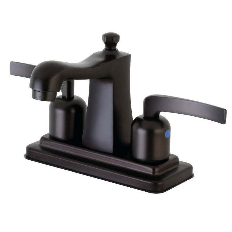 Kingston Brass Centurion 1.2 GPM Centerset Bathroom Faucet with Flat - Oil Rubbed Bronze