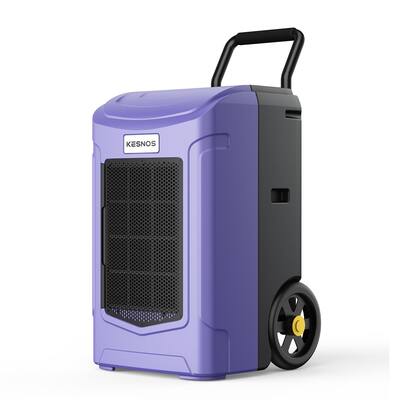 Kesnos 180 Pints Commercial Dehumidifiers 7,000 Sq. Ft, with Pump and Powerful Compressor Fast Draw Air