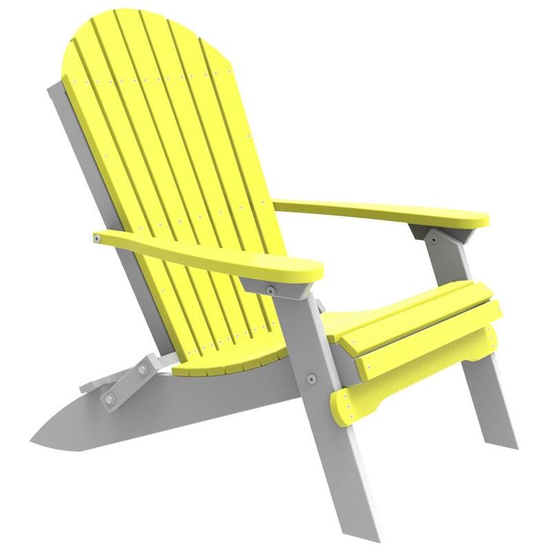 Poly Lumber Folding Adirondack Chair
