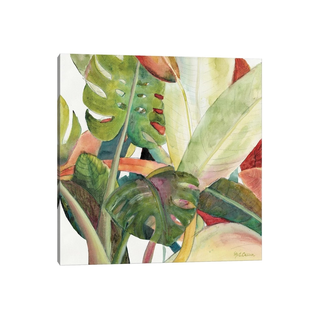 iCanvas "Tropical Lush Garden square I" by Marie Elaine Cusson Canvas Print
