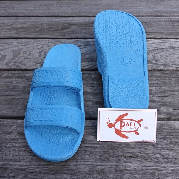 Pali Hawaii Jandals SKY BLUE with Certificate of Authenticity