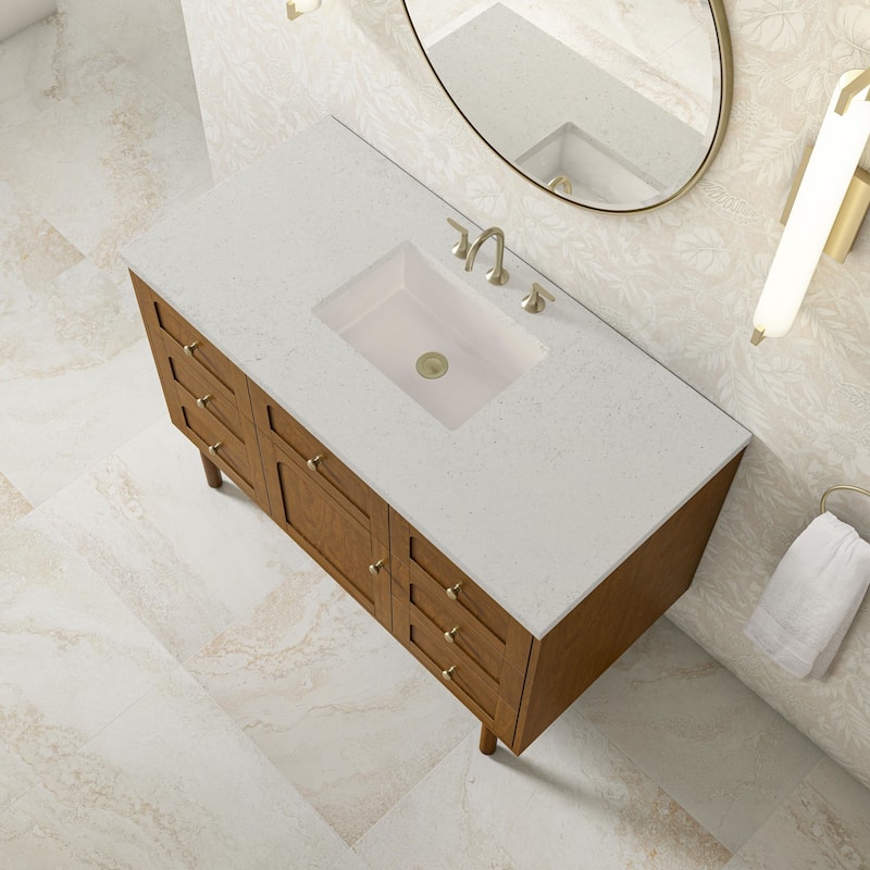 James Martin Vanities 545-V48-3LDL Laurent 48" Single Basin Poplar