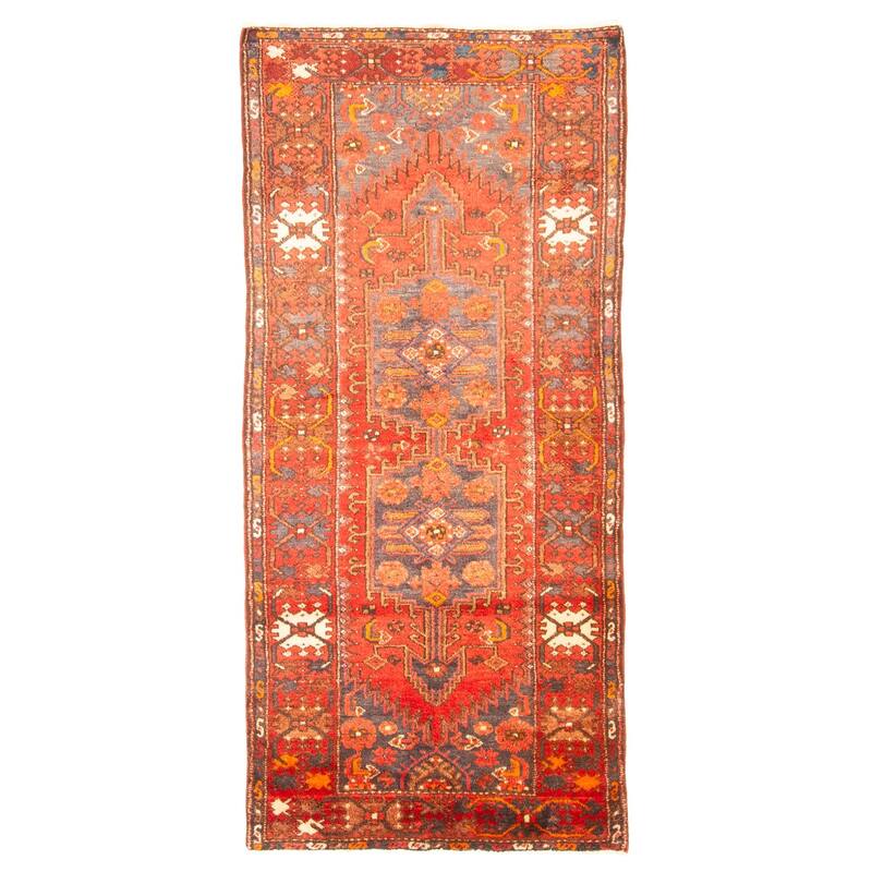 ECARPETGALLERY Hand-knotted Konya Anatolian Red Wool Rug - 3'1 x 6'9