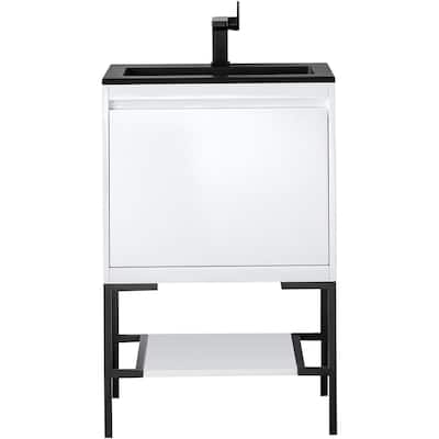 James Martin Vanities 805-V23.6-MB-CH Mantova 24" Single Basin Poplar