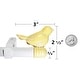 preview thumbnail 11 of 56, Cute Bird Finial Adjustable Decorative Designer Curtain Rod