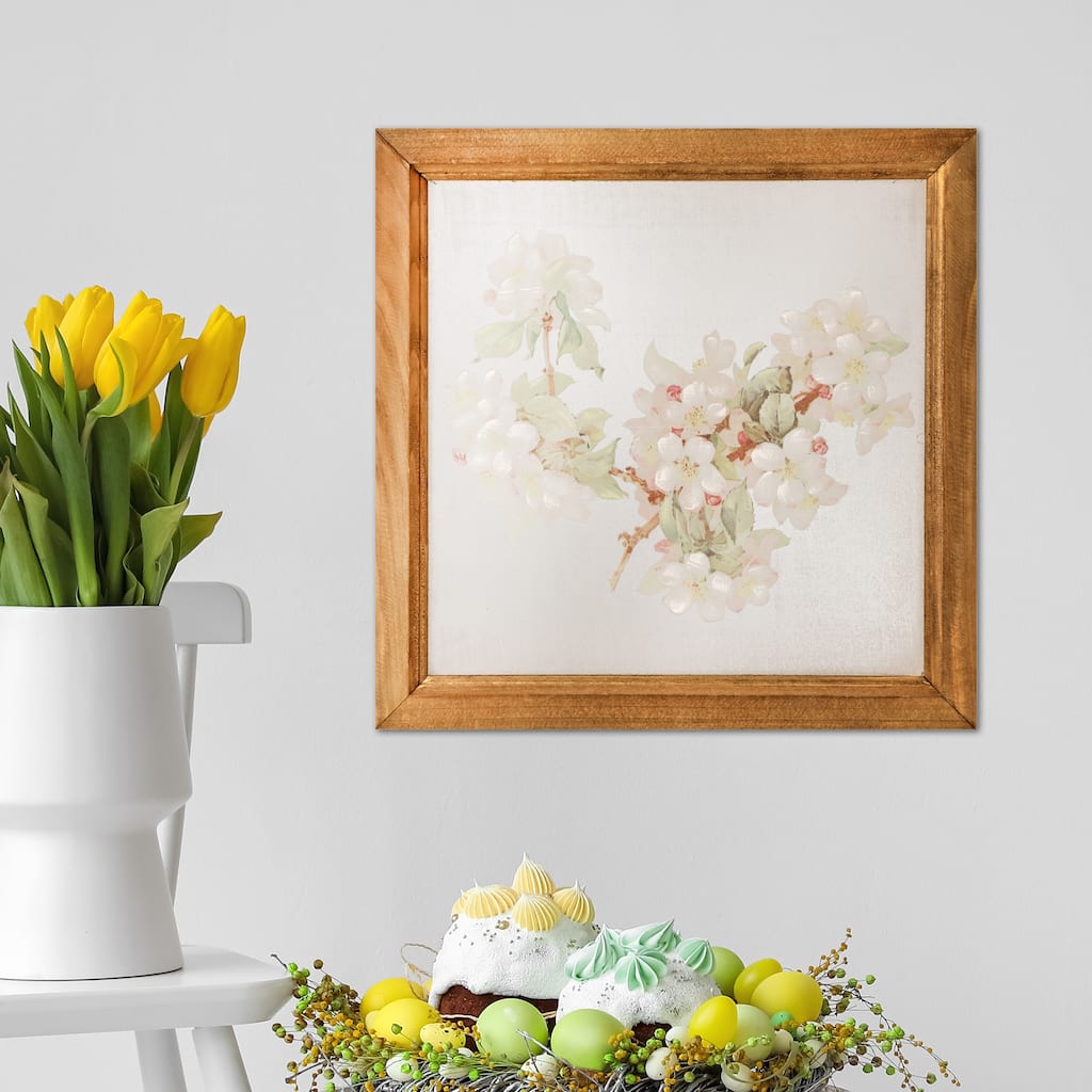 Painted Cherry Blossom Screen 15.75" - 15.75