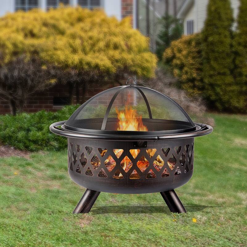 Black Iron fire pit
