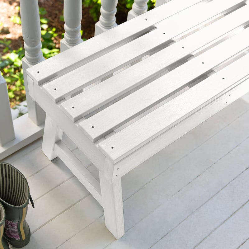 HIGHWOOD Weatherly 4-foot Eco-friendly Synthetic Wood Picnic Bench