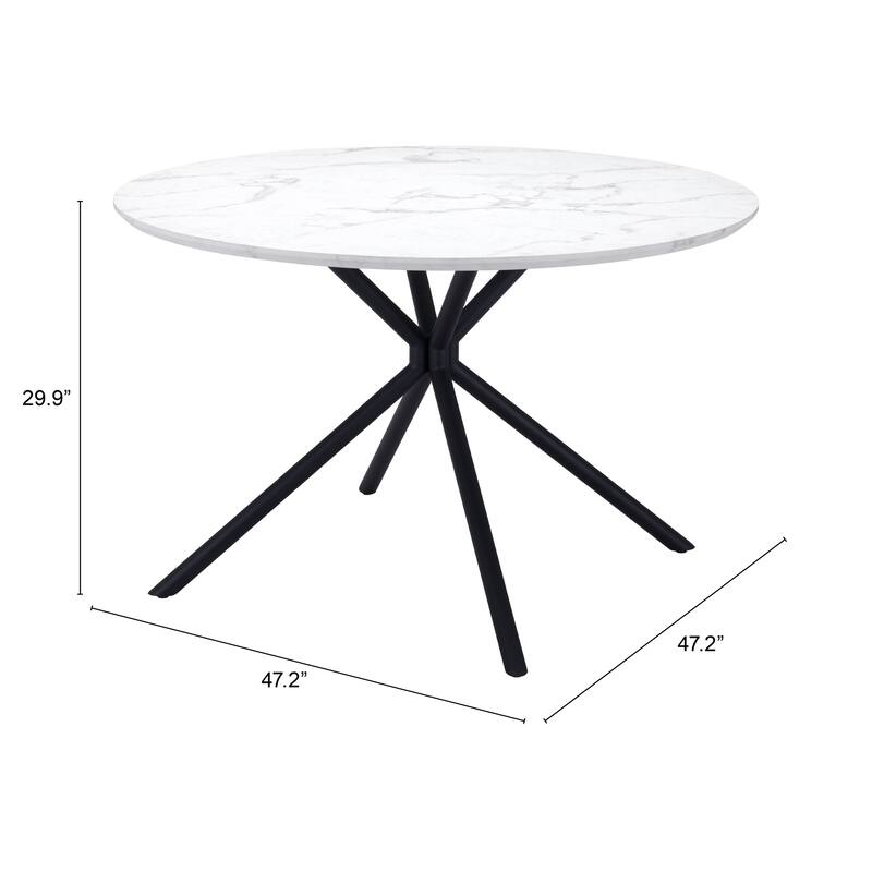 Amiens Dining Table White